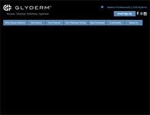 Tablet Screenshot of glyderm.com
